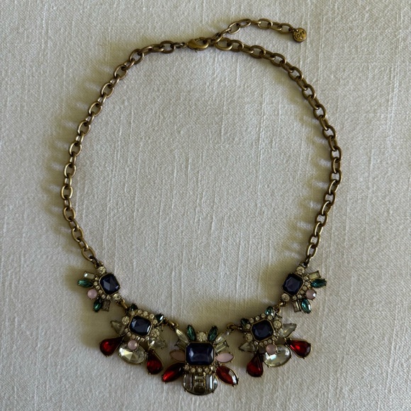LOFT by Ann Taylor Colorful gemstone statement necklace - Picture 2 of 4